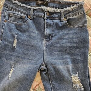 Between Us Distressed Blue Denim Jeans